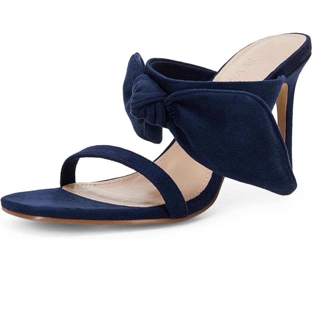 NEW LAICIGO Women's Square Open Toe Stiletto High Heel Sandals